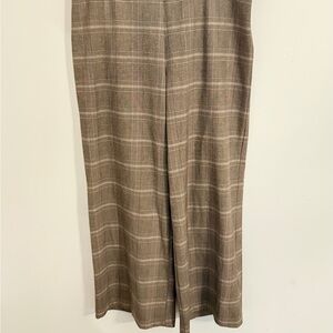Karen Kane women Tan Plaid Dress Pants